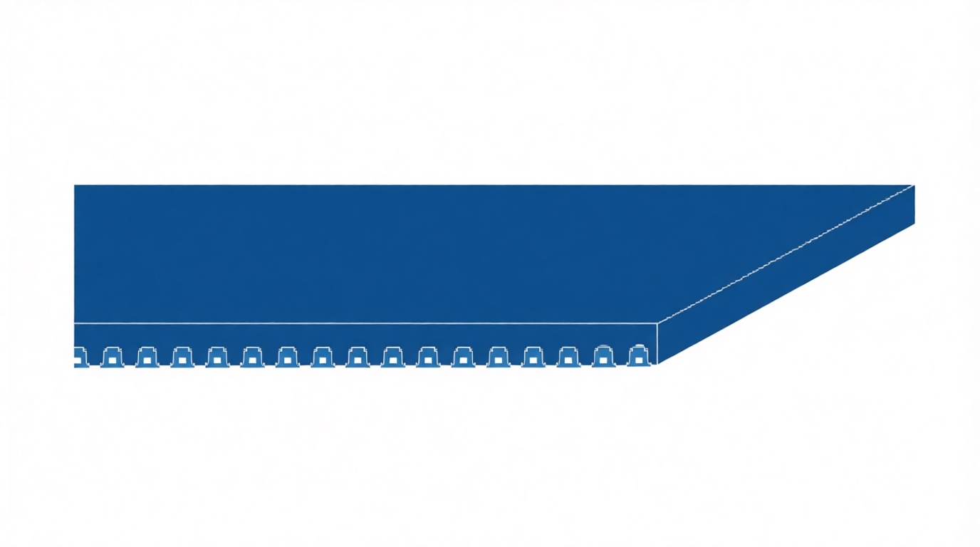 Конвейерная лента Chiorino 1EL4 U0-U2 HP blue A — синяя, толщина 1,30 мм