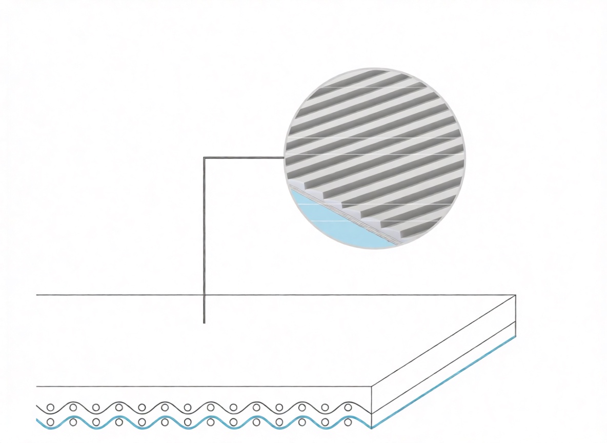 Конвейерная лента Chiorino 2M5 U0-U15 HP ST W A — белая, толщина 3,50 мм