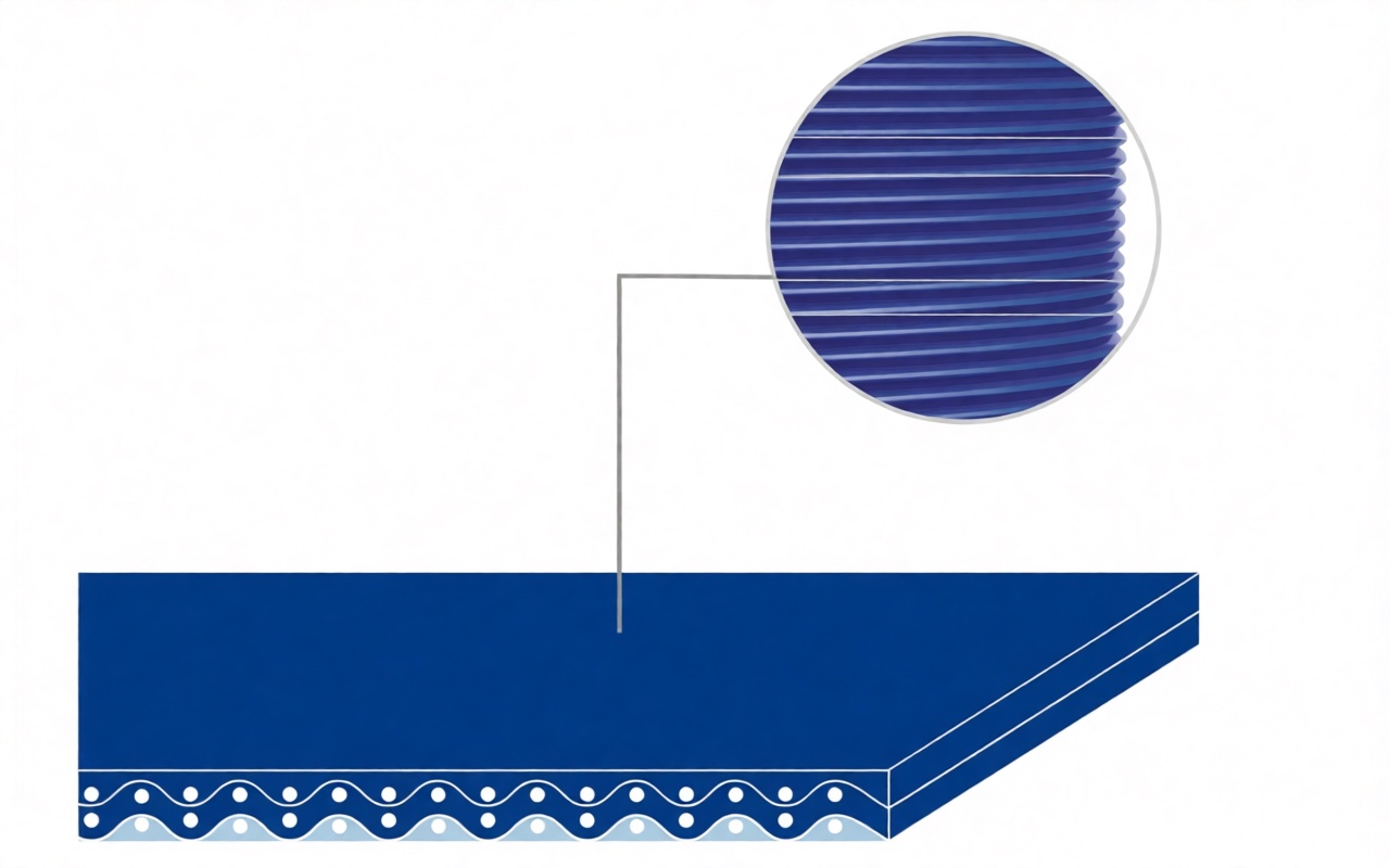 Конвейерная лента Chiorino 2M5 U0-U7 HP LG blue SA — синяя, толщина 2,00 мм