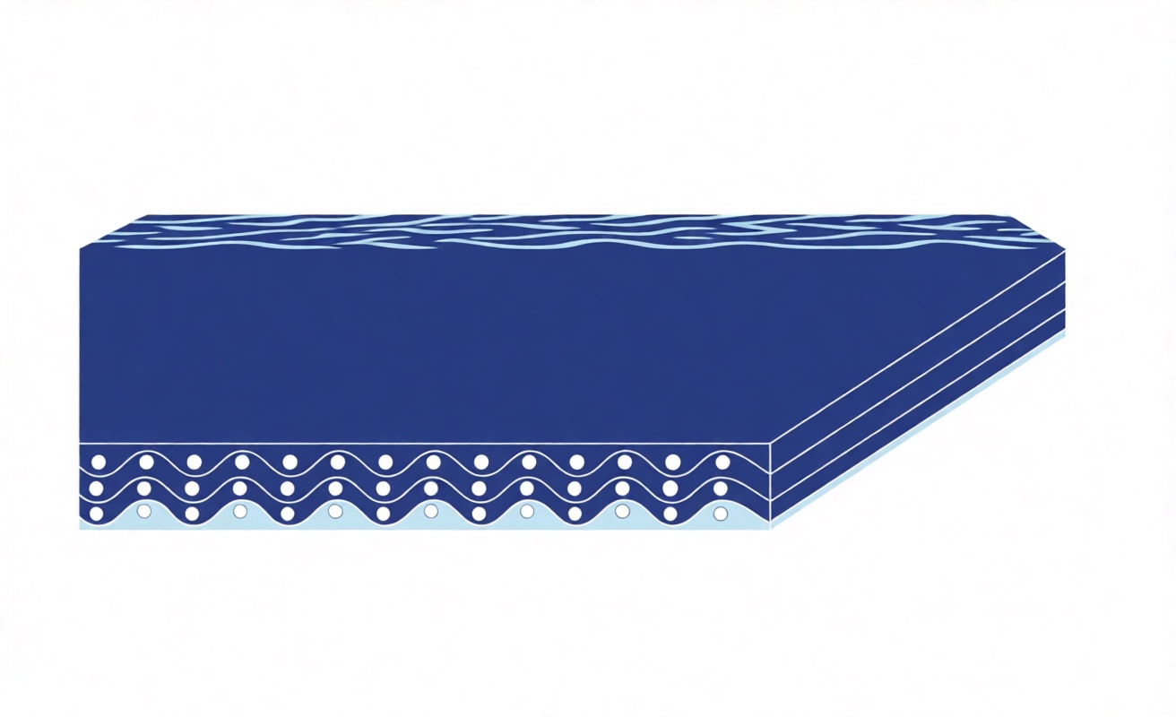 Конвейерная лента Chiorino 3M8 U0-U5 HP blue A — синяя, толщина 1,50 мм