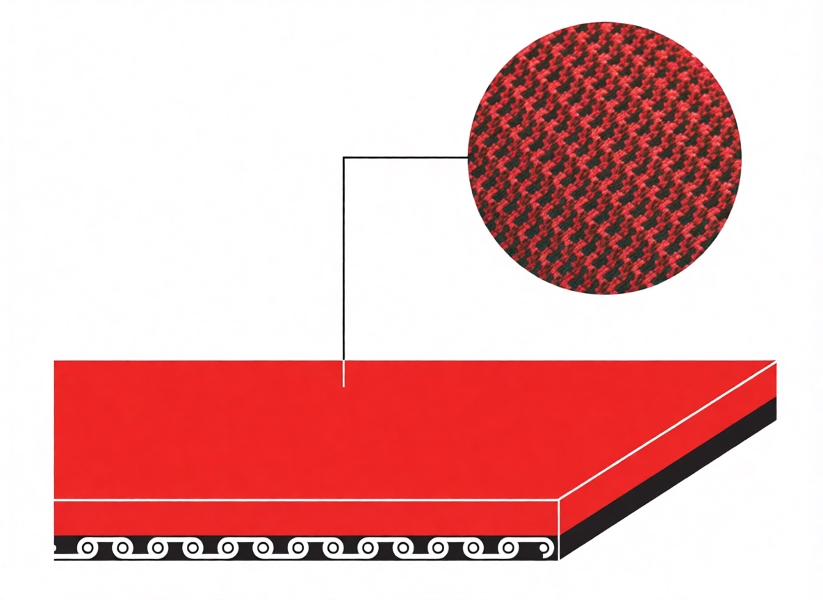 Конвейерная лента Chiorino ChioLink G40 HS GP red — красная, толщина 7,00 мм