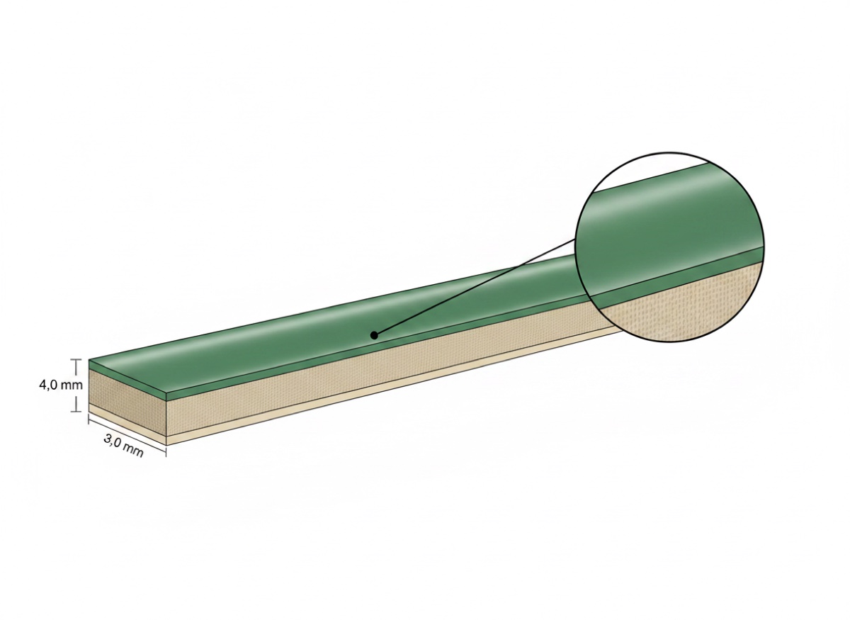 Esbelt B25 CF — конвейерная лента 4 мм, зелёная