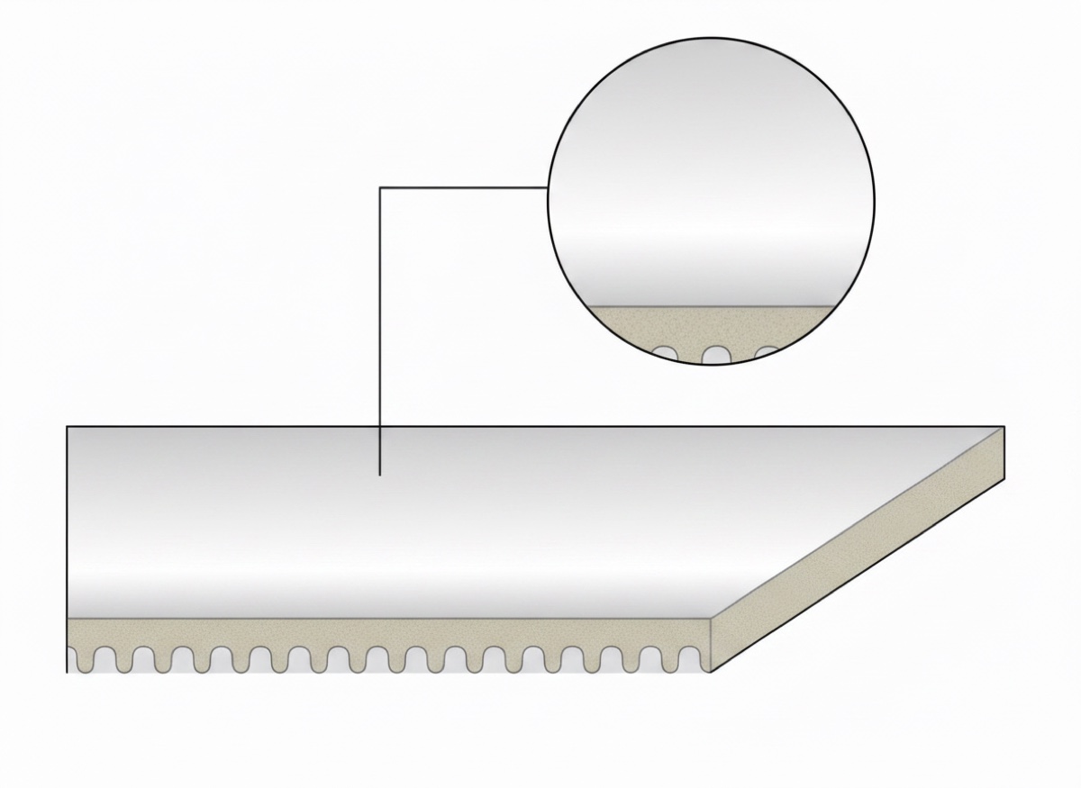 Esbelt F12 CF-WH — конвейерная лента 2 мм, белая