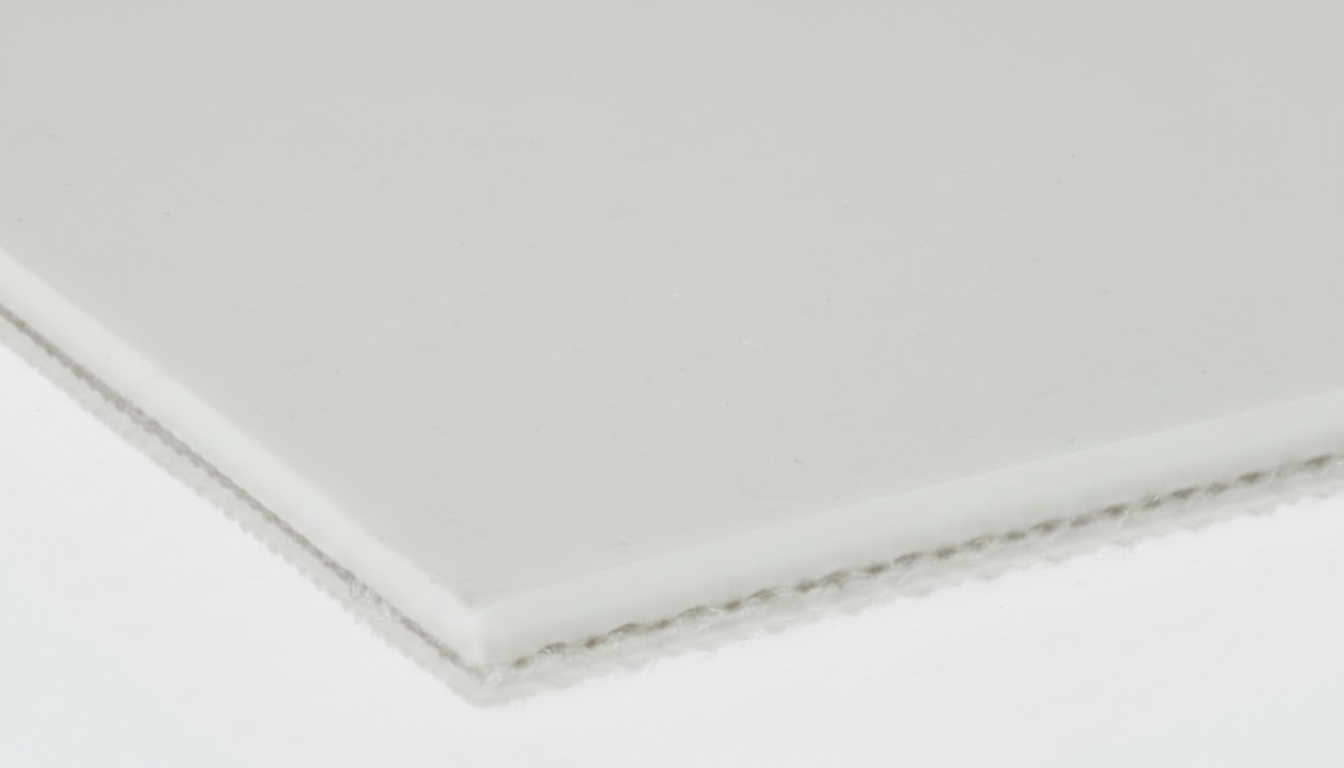 Конвейерная лента Forbo Siegling E 12/2 U0/V20 MT-NA — белая, толщина 8,1 мм