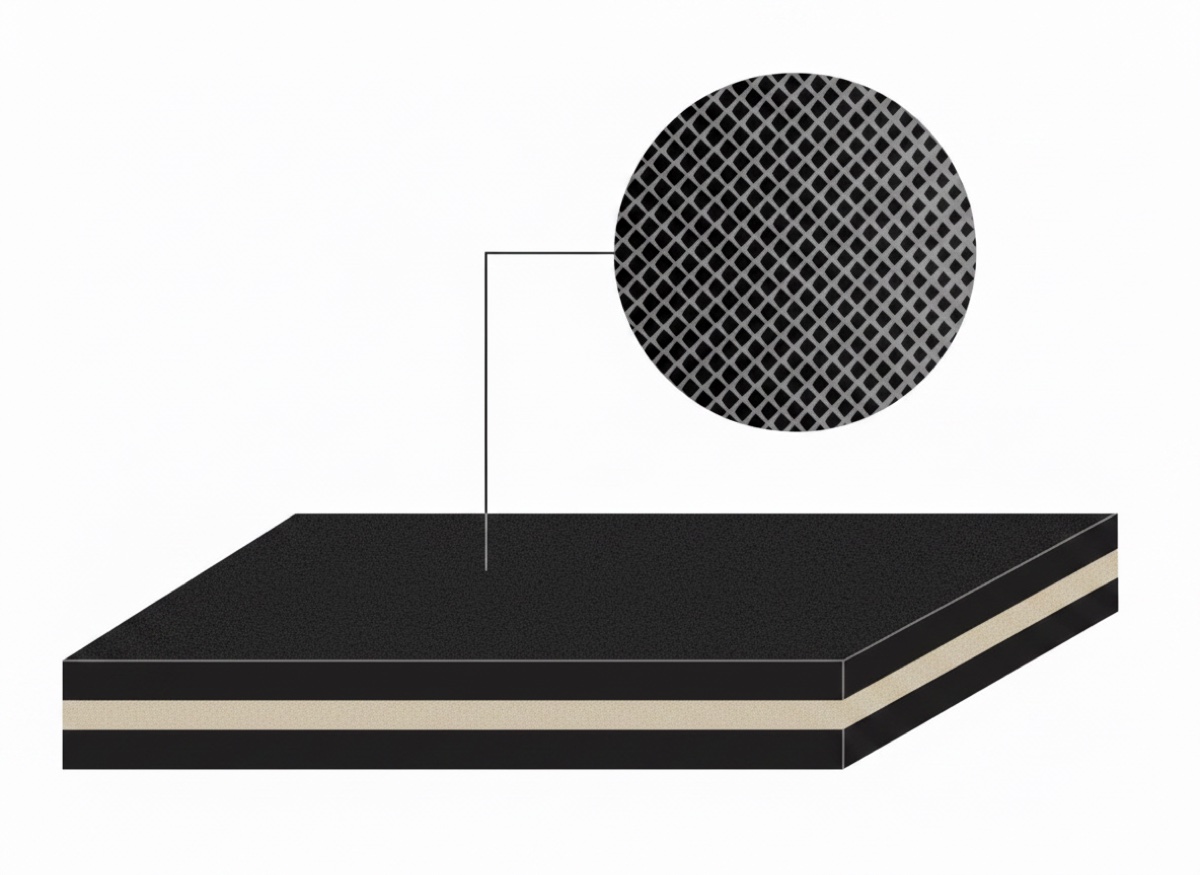 Лента Ziligen Z 6/1 F/V1-13 GSTR BLACK — PVC Z-серия (ПВХ-покрытие 50–85 Shore A)